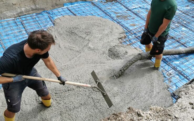 Betonarbeiten, Fundament